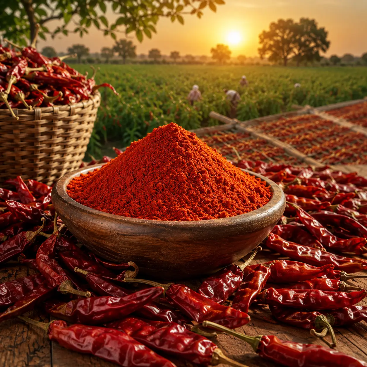 Vibrant Red Chilli Powder